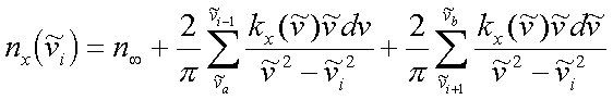 Kramers-Kronig-Transformation, numersich, x-Komponente